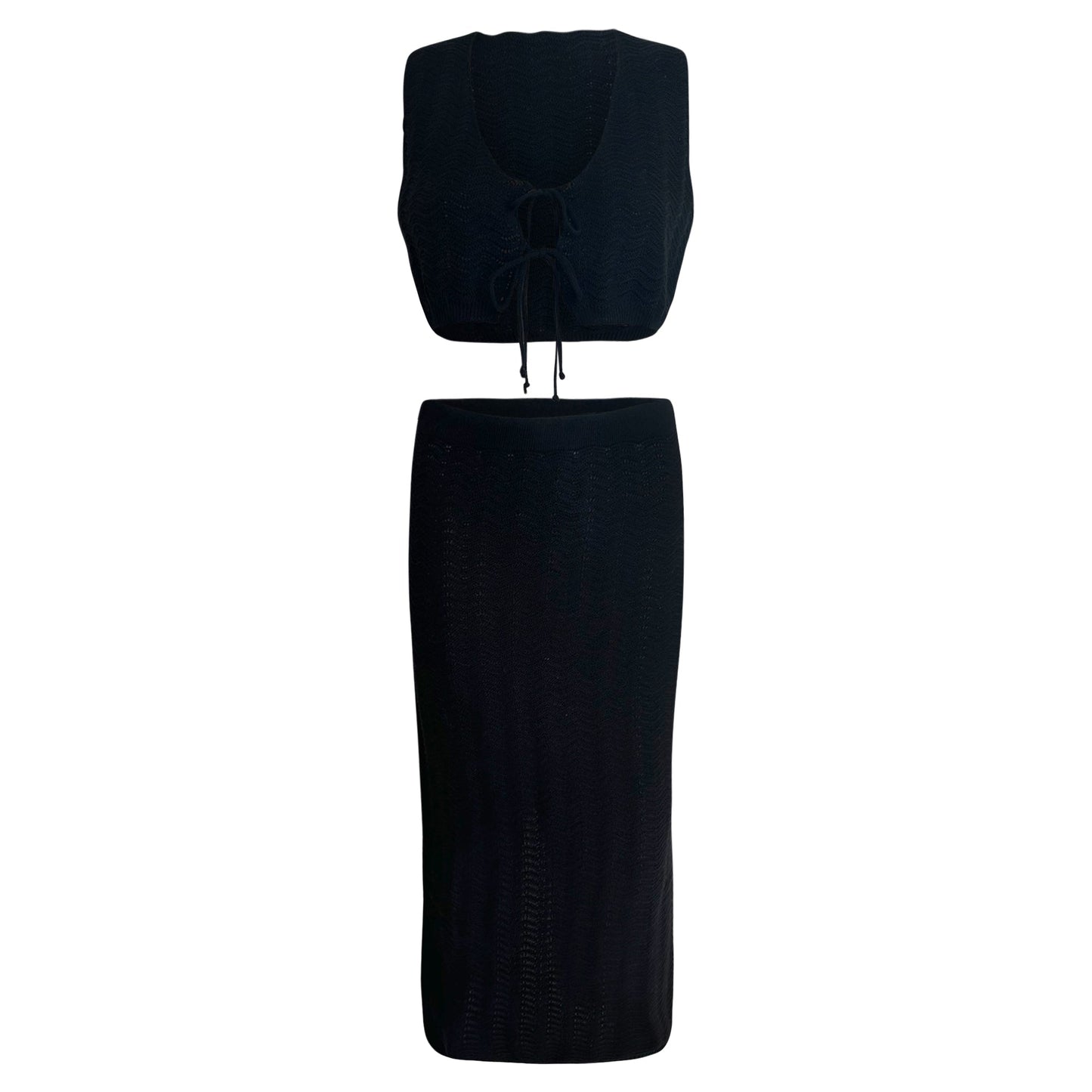 Ensemble GLAM - Night en crochet - Harmonee Saint - tropez