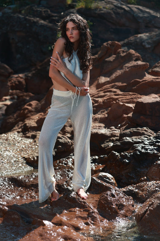 Ensemble SUMMER - Sable en crochet - Harmonee Saint - tropez