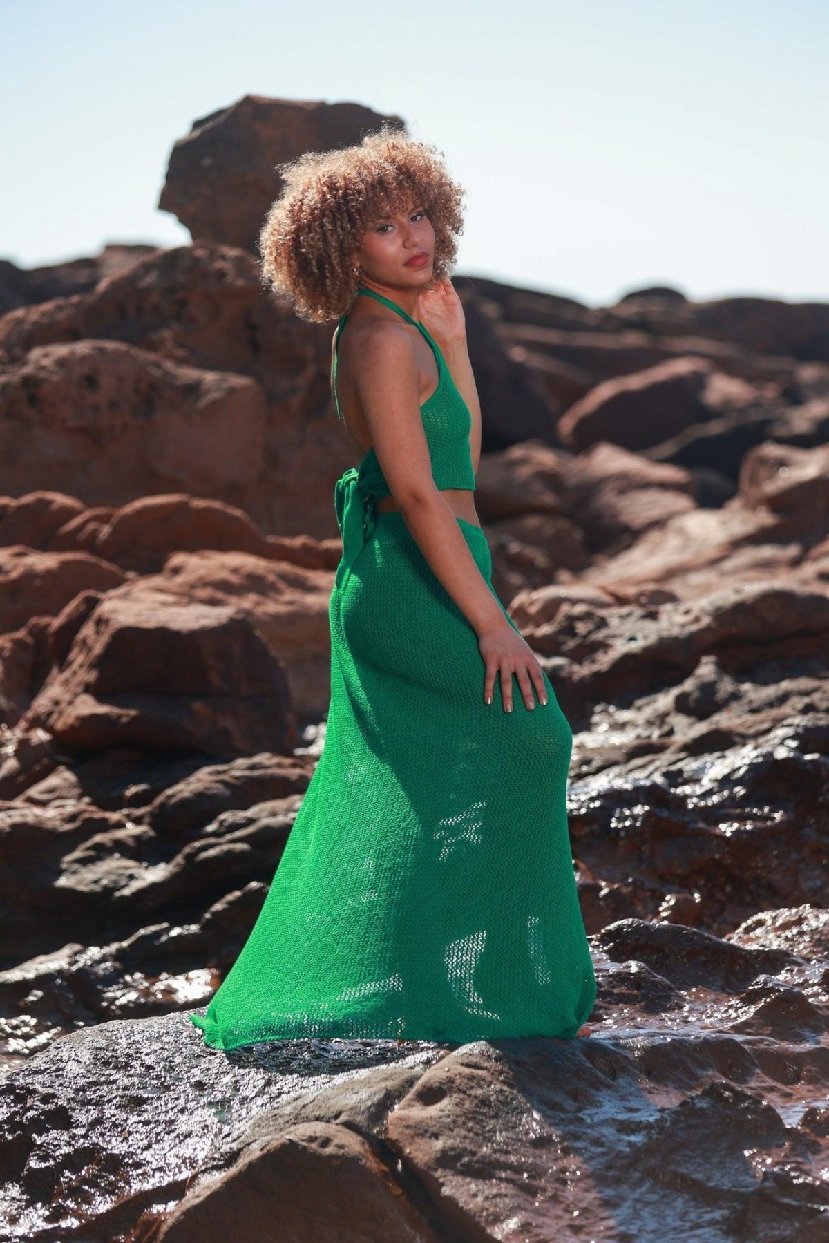Ensemble GLOW - Mint en crochet